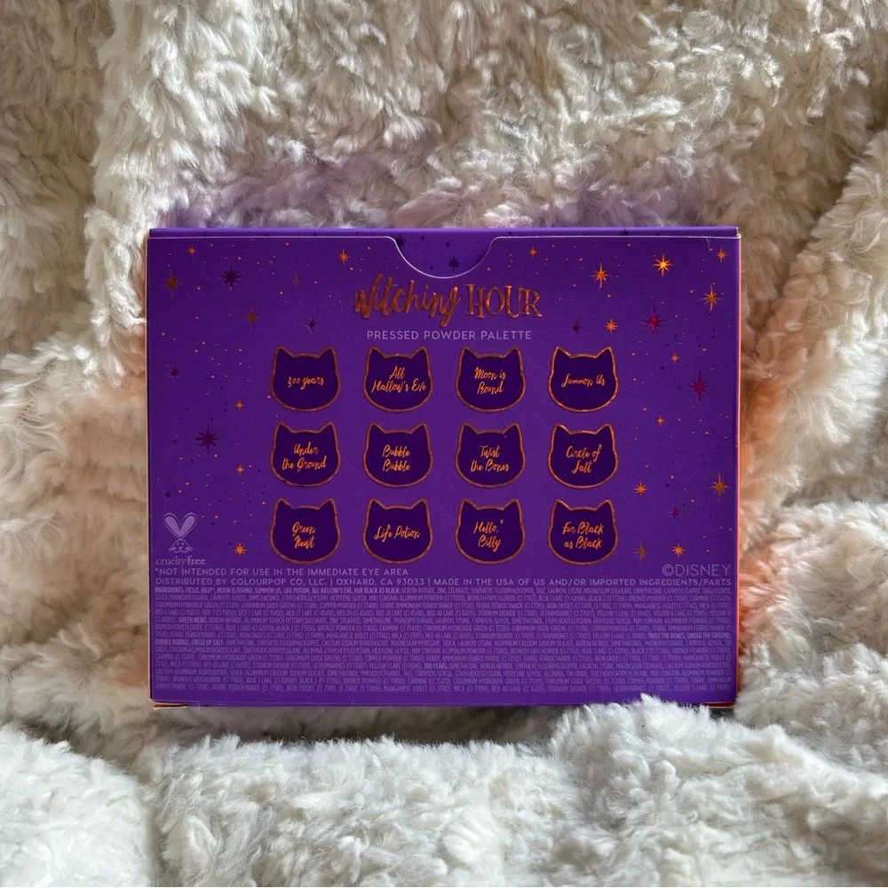 Colourpop ‘witching Hour’‎ Shadow Palette! Hocus Pocus Coven Crew Eyeshadow